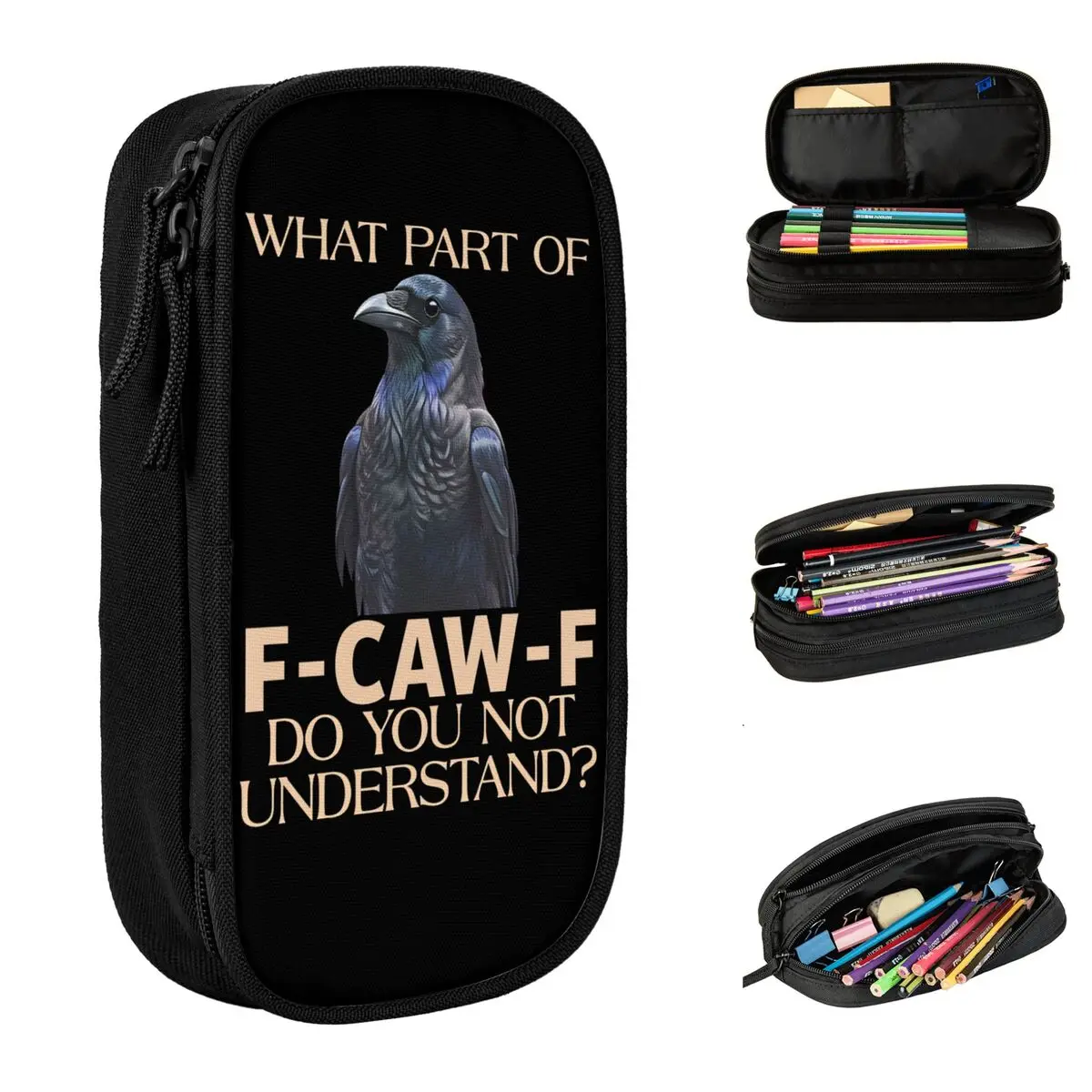 مقلمة الدجاج F-CAW-F مقلمة المدرسة مقلمة قماش الطلاب موضة جامعة صندوق رصاص القرطاسية المدرسية