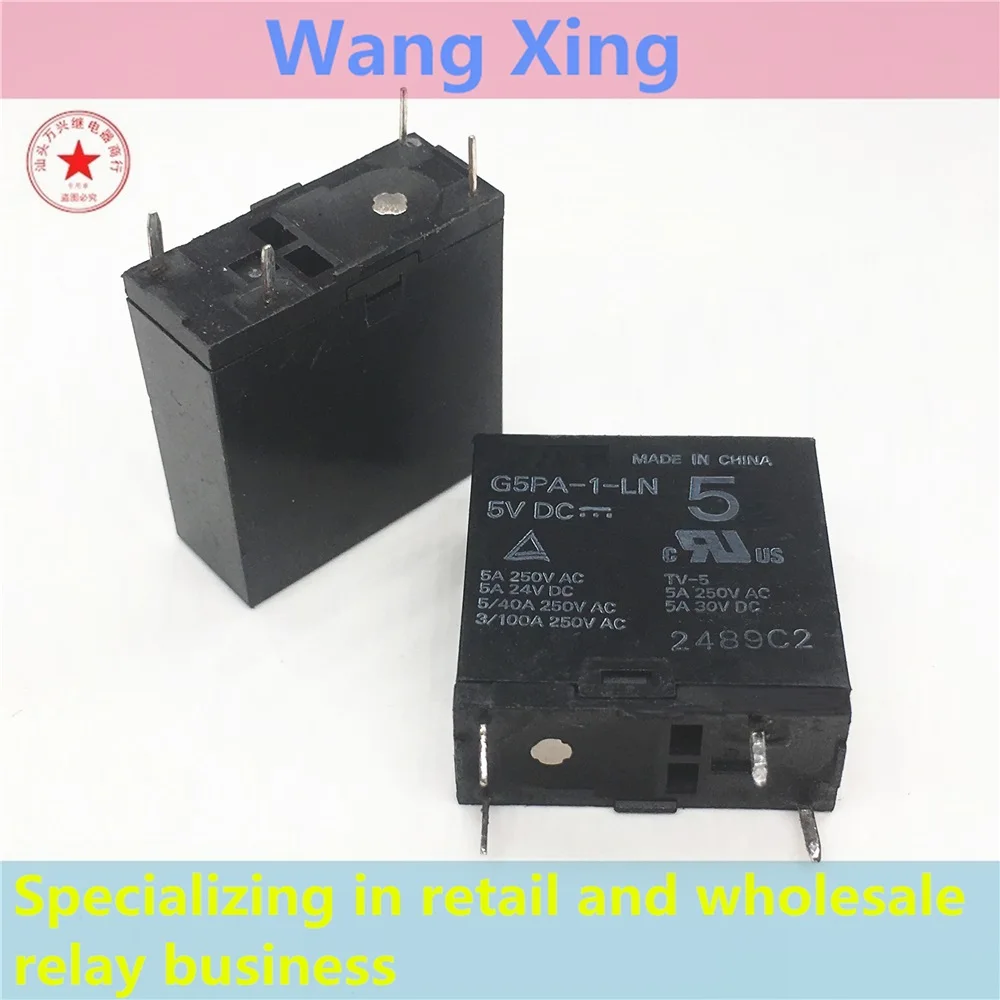 G5PA-1-LN 5VDC Electromagnetic Power Relay 4 Pins