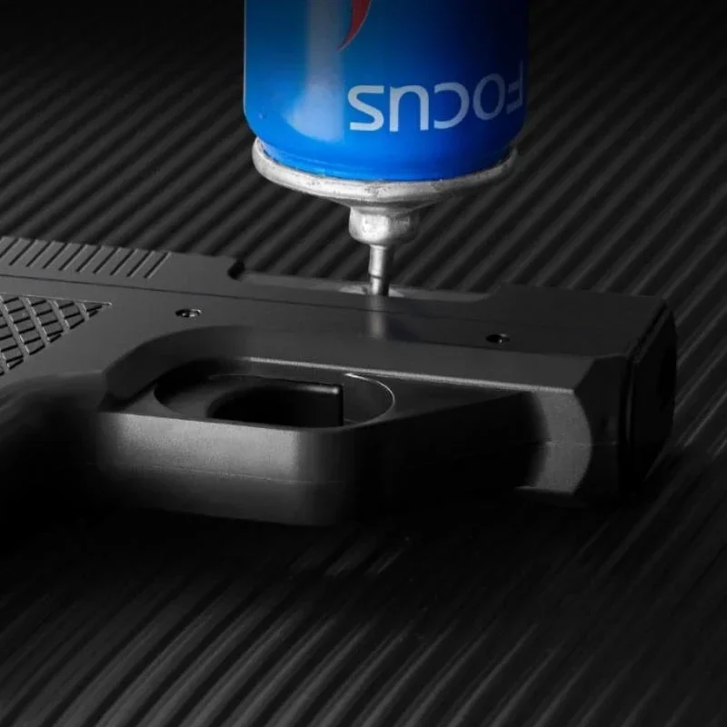 جديد كليب بندقية نوع ولاعة غاز البوتان ثلاثة سعة حامل السجائر يندبروف جت الأزرق لهب ولاعات الرجال هدية (لا غاز)