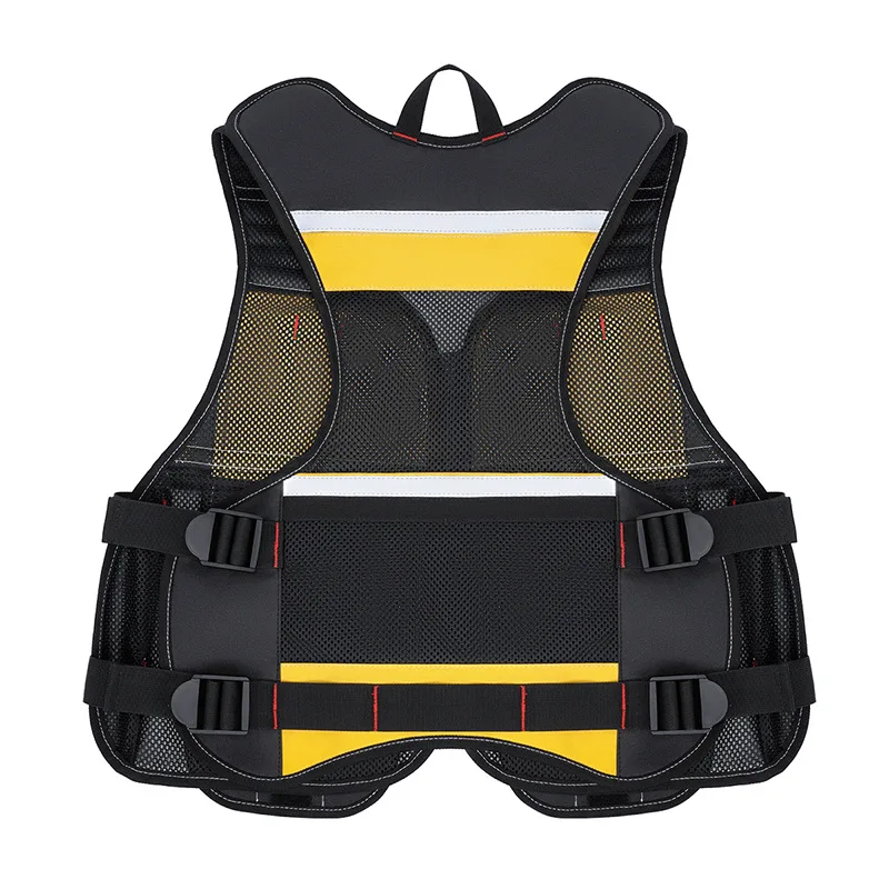 64 * 5 * 65CM Tool Protective Function Vest Waterproof Oxford Cloth Reinforced Wear-resistant Cache Tool Vest 943