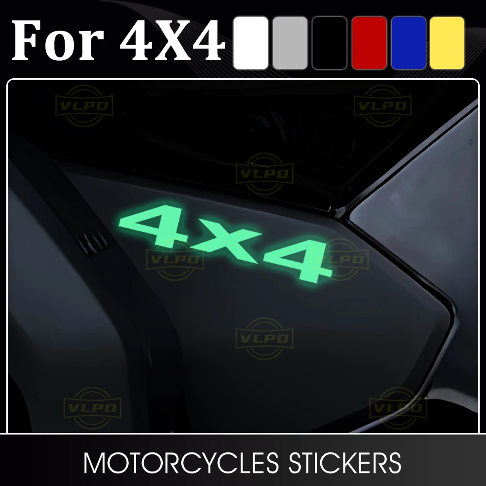 

4x4 Off Road Glow Stickers Waterproof Decal for CFMOTO 450 625 Polaris Sportsman 570 500 Can Am Outlander 1000