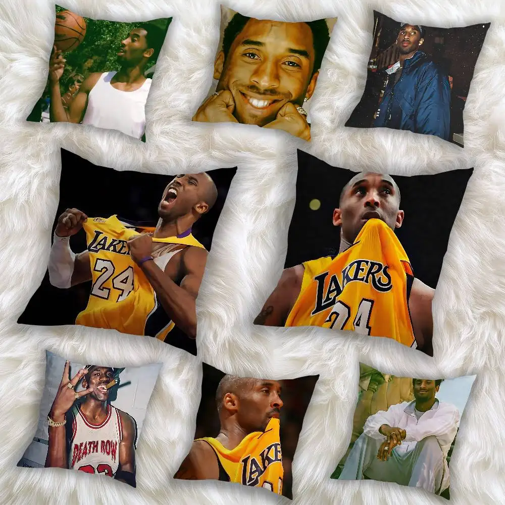 

Genius Basketball Ko Bryant Pillow Case Sofa Living Room Bedroom Headboard Backrest Cushion Square Cushion Nap Time