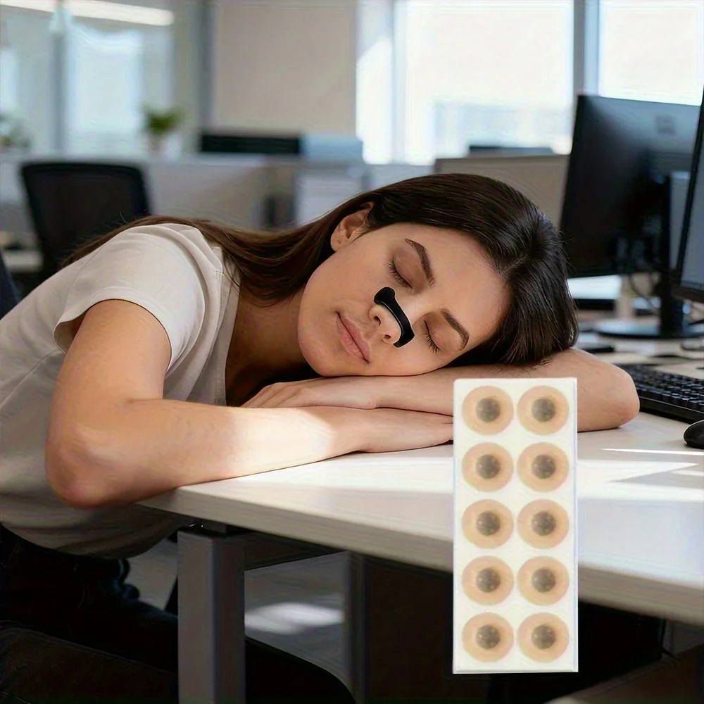 

Набор сменных магнитных назальных пластырей Comfort Fit, долговечные клейкие пластыри для улучшения самочувствия (дилататор в комплект не входит)