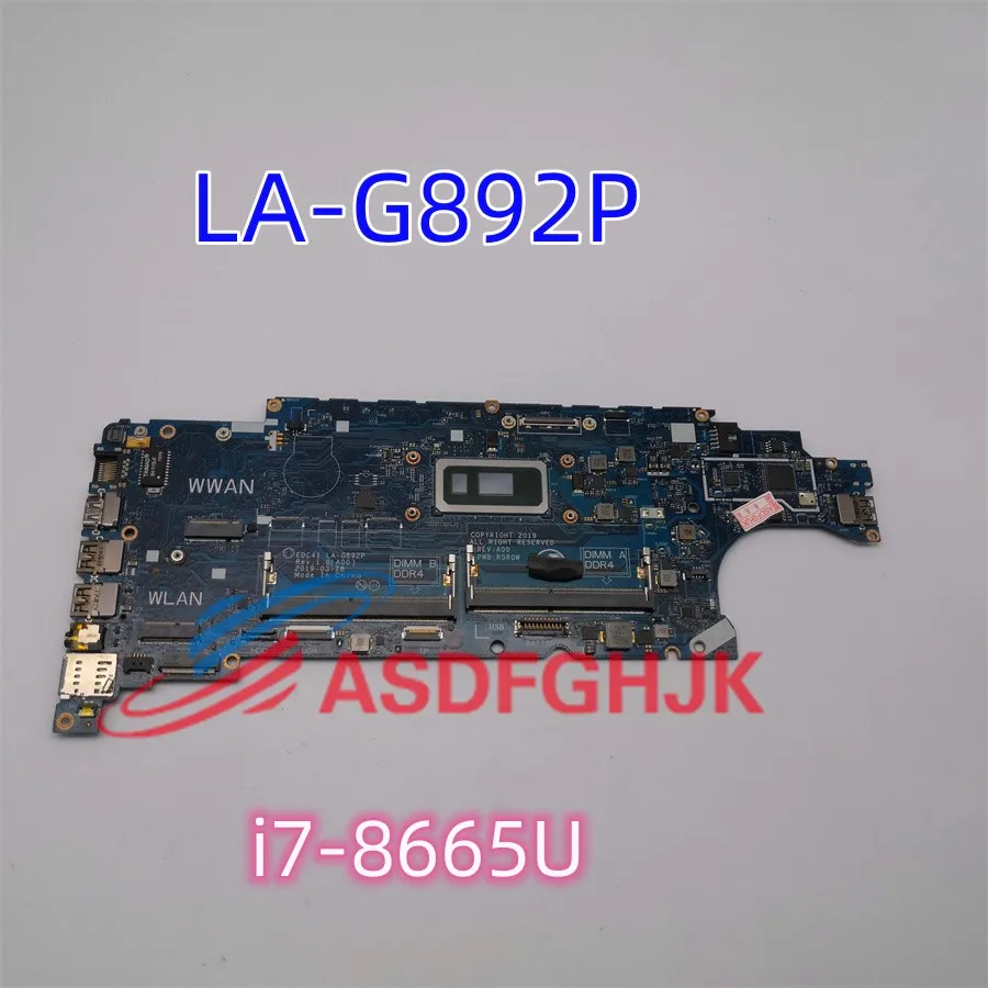 

Original For Dell Latitude 5400 Motherboard i7-8665U Cpu In-Built 05T75M CN-05T75M EDC41 LA-G892P DDR4 Tested OK Free Shipping