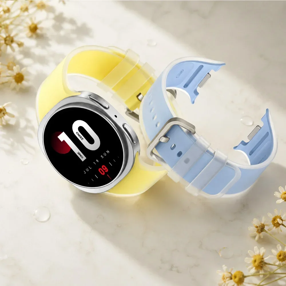 2-in-1-Schutzhülle + Armband für Samsung Galaxy Watch 8 9 40 mm 44 mm, Displayschutz aus Glas/hohler Schutzrahmen, Sport-Silikonarmband für Galaxy Watch 9/8 – Detail 18