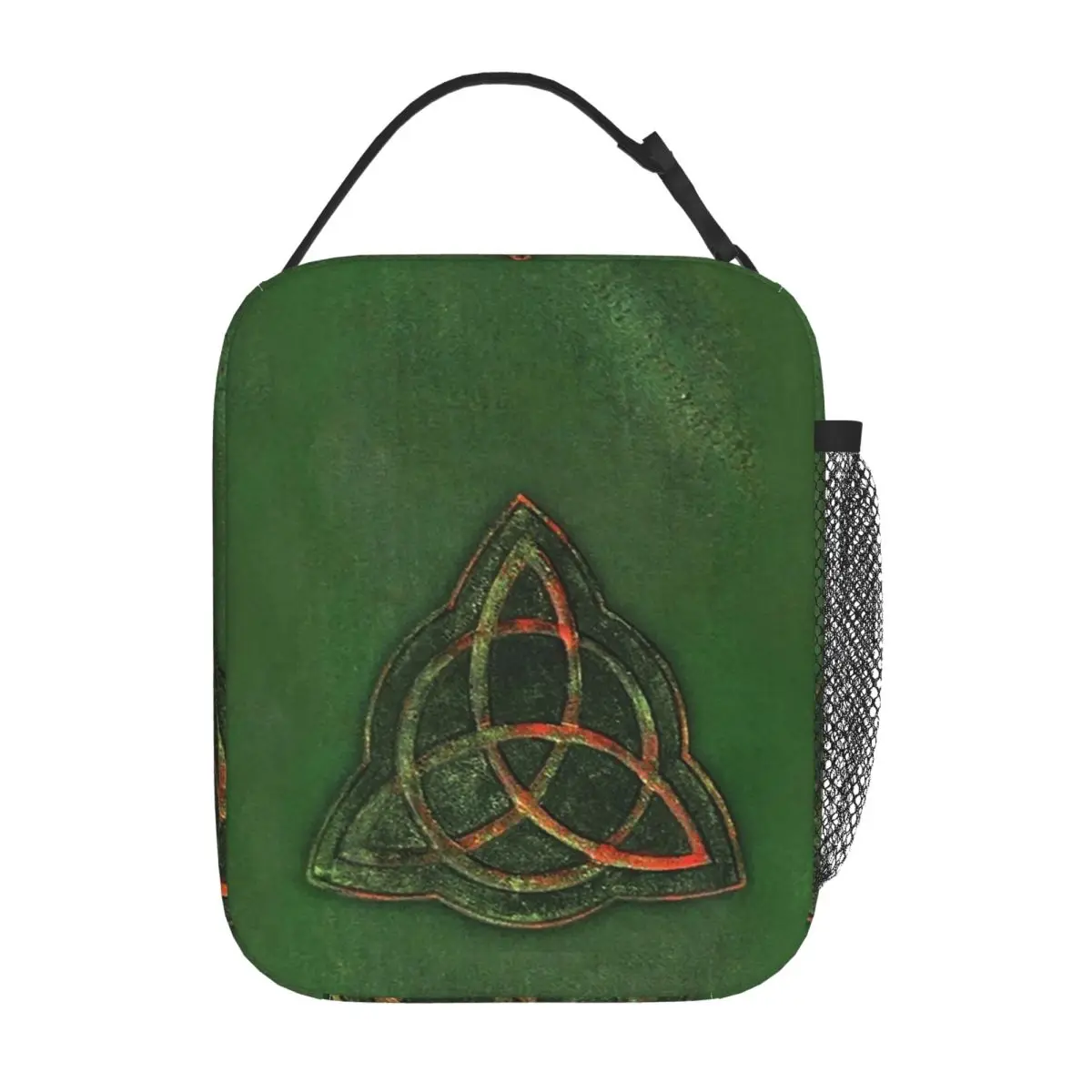 Book Of Shadows - Charmed Triquetra Design Insulated Lunch Bag for Women Kids Portable Food Boxes Thermal Lunch Box Tote