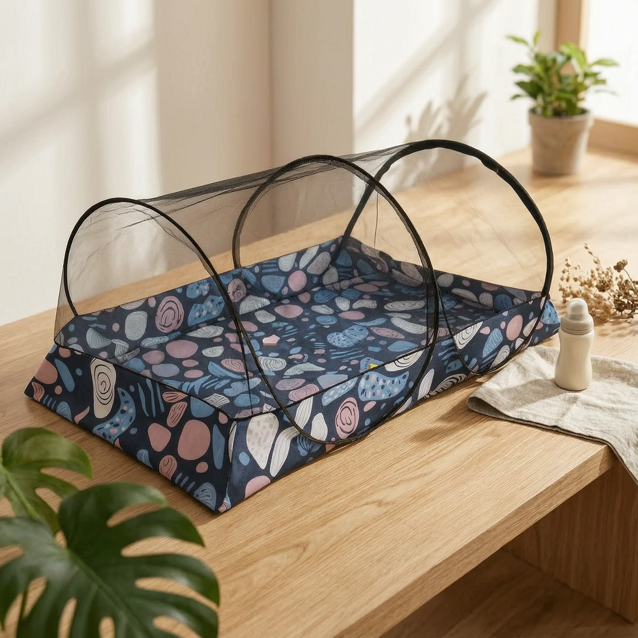 Mosquito Net Tent Compact Foldable Mosquito Net Foldable Canopy with Mesh Easy to Carry Barrier Soft for Campers, Camping