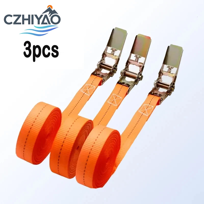 

CZHIYAO 3.8CM Heavy Duty Ratchet Cargo Net With Steel Tensioner For Safe Luggage Cargo Transportation Outdoor Camping Equipment