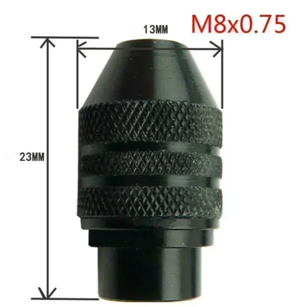 

Supply Chuck Workshop Alloy Black Rust-proof 0.3-3.2mm 1pc 3-Jaw Drill Electric Grinder M8 * 0.75mm Rotary Tools