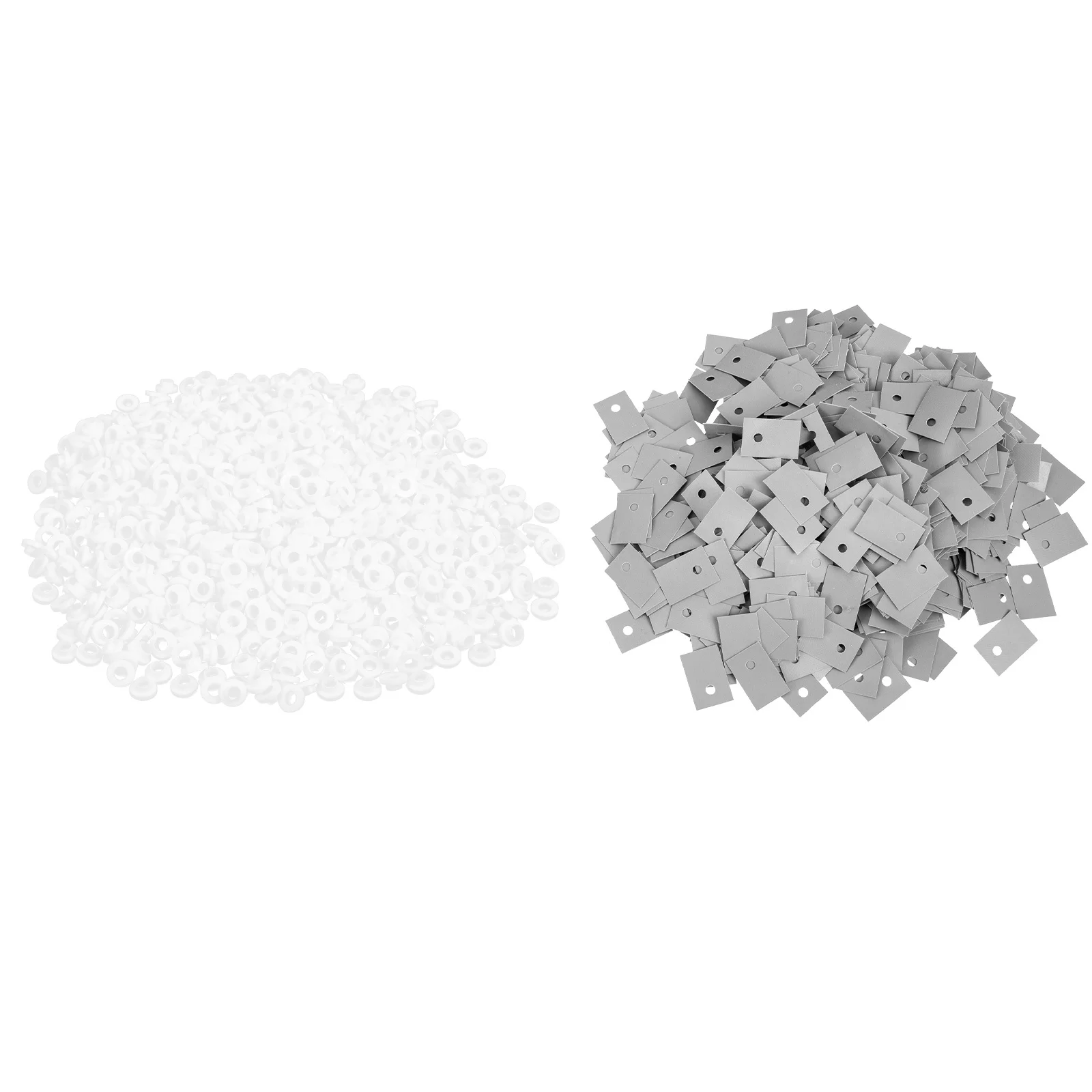 

1Set Thermal Pad Bushing Set High Conductivity Insulation Sheet for Voltage Regulator Modules Silicone Heat