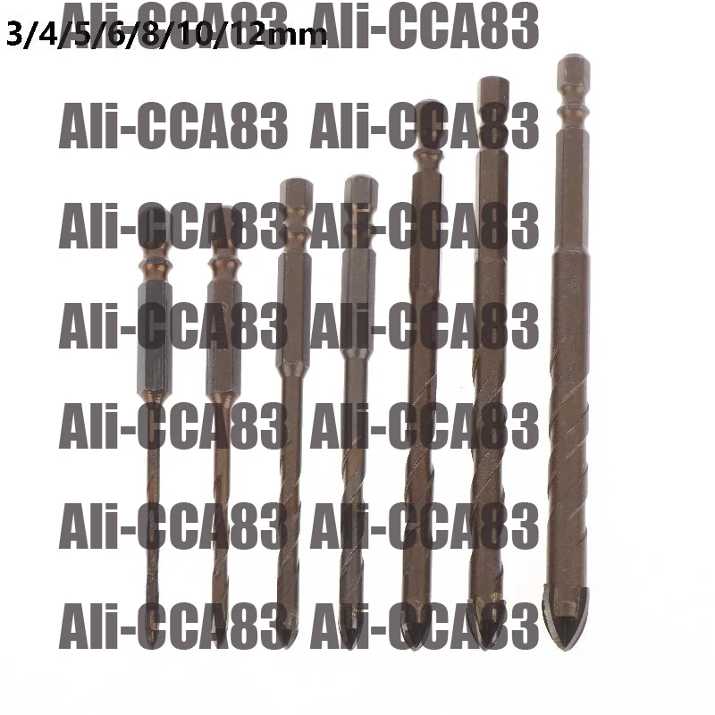 ดอกสว่านเจาะคอนกรีต CCA83-3-12 มม. หัวหกเหลี่ยม สำหรับเจาะเหล็ก โลหะ กระจก ปูนซีเมนต์ เซรามิก คอนกรีต ไม้ พลาสติก