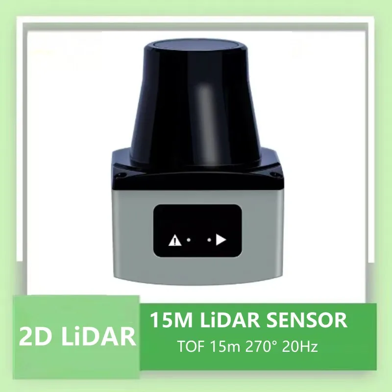 Outdoor 2D 15m lidar sensor TOF 270° 20Hz industrial laser ranging radar for robot  AGV Navigation and obstacle avoidance