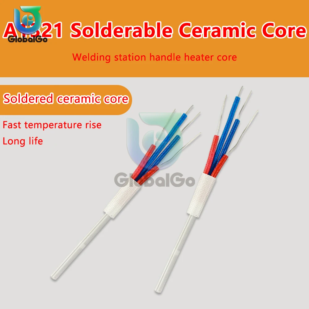 A1321 Ceramic Heating Element 24V 50W Heater Core For HAKKO 936 937 907 8586 soldering iron Saike soldering station replacement