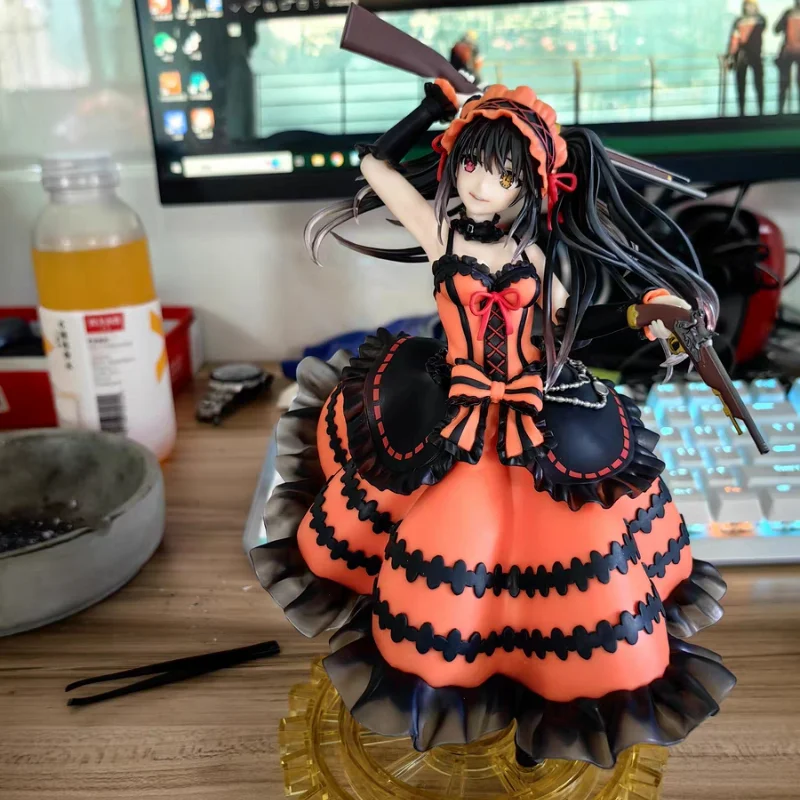 In Stock Taito Date A Live 21cm Tokisaki Kurumi Pvc Anime Figures Collection Model Desktop Ornaments Figure Animation Periphery