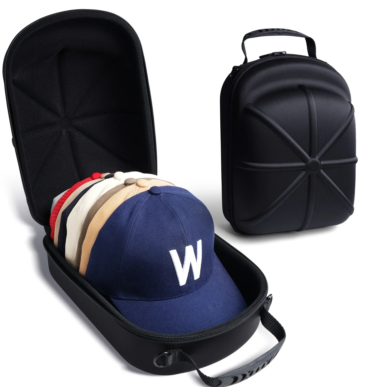 Tragbare Outdoor-Reisehut-Tragetasche Kappen-Aufbewahrung Hartschalen-Hutbox Reisehutkoffer Baseballkappen-Tragetasche