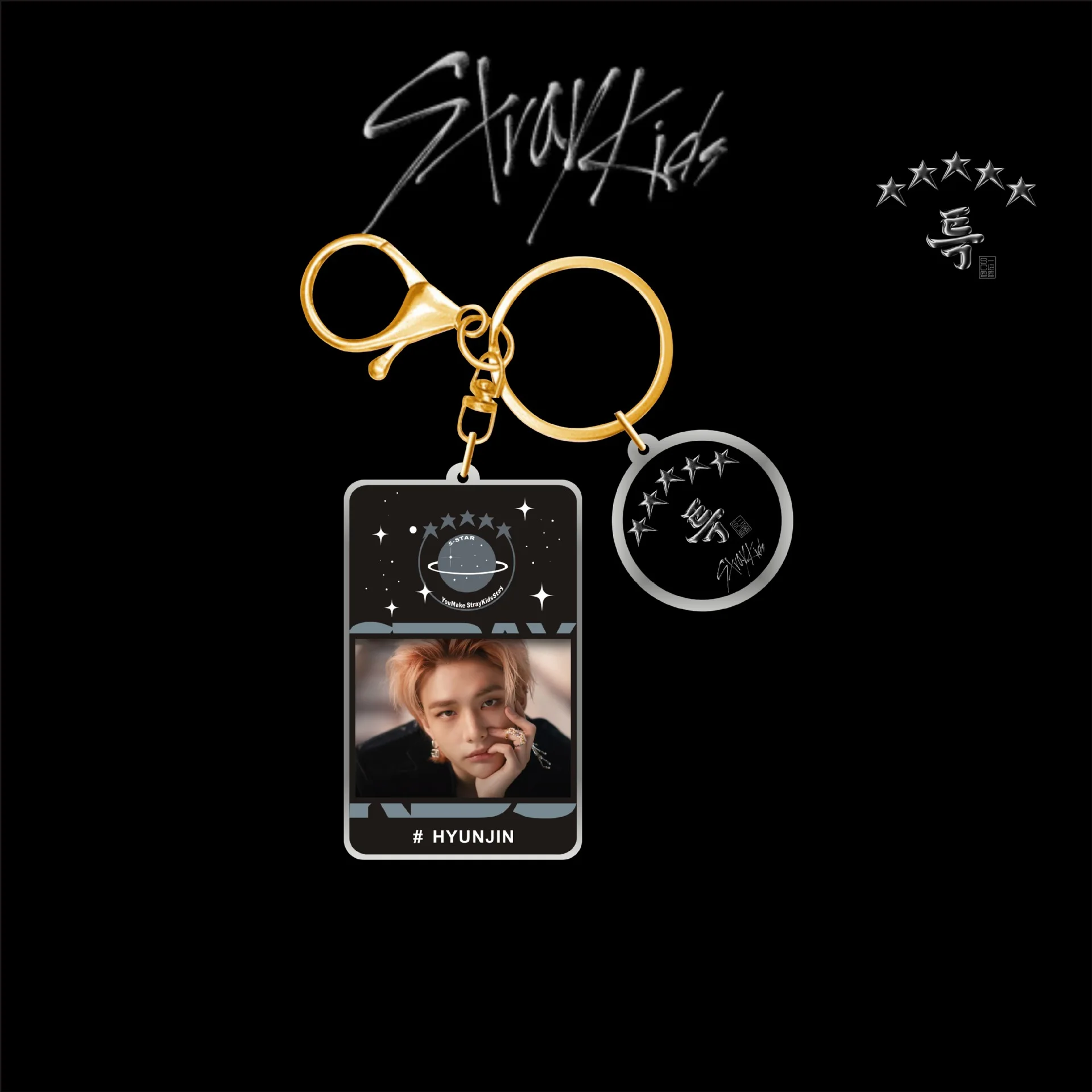 Straty Kids Acrylic Keychains New Album 5STAR Creative Photo Pendant Bangchan Lee Know Seung Min Hyunjin Felix Kpop Student Gift