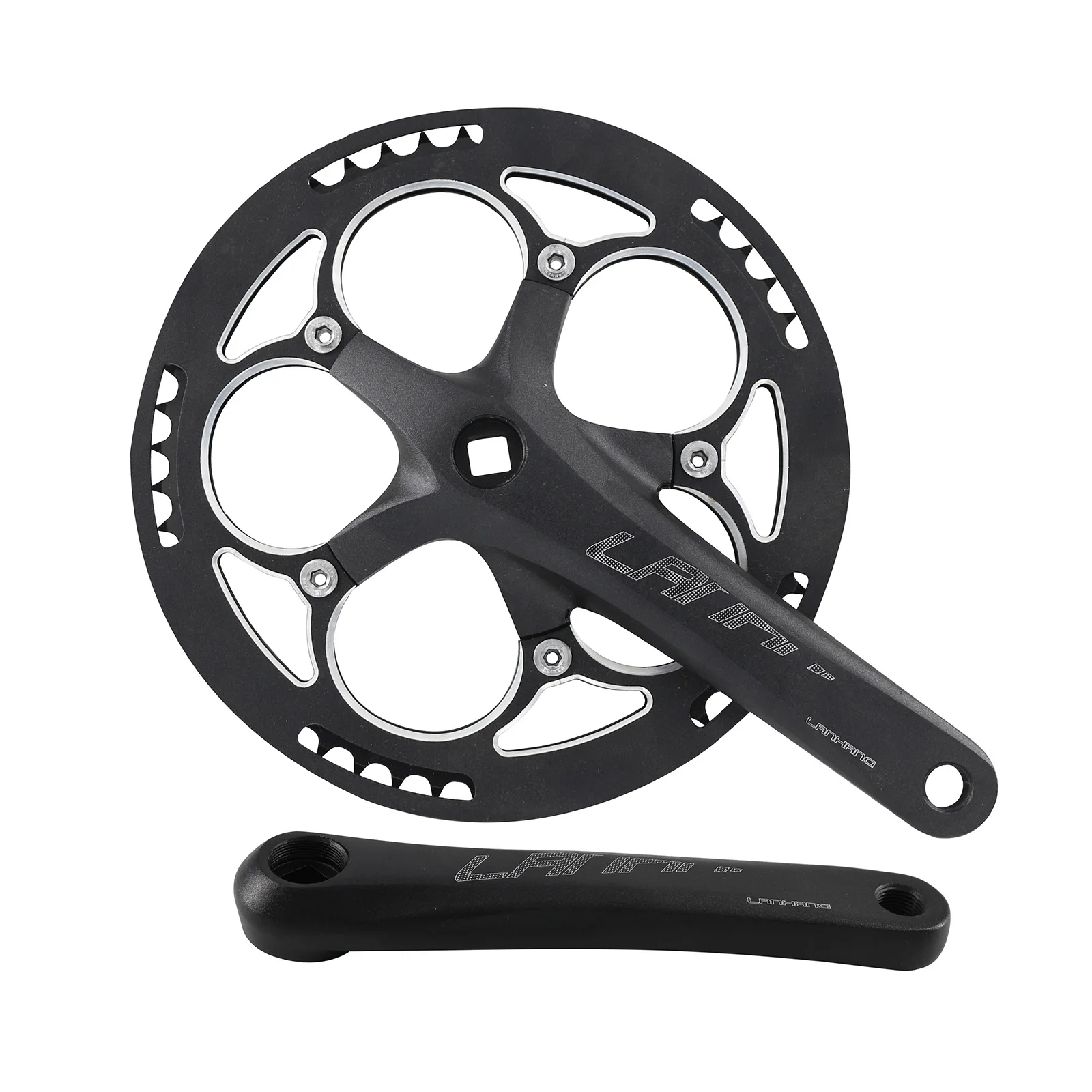 

Urban Folding Bicycle Crank Set single tooth disc 46T 130BCD 170mm crank set is suitable for most single speed bicycles