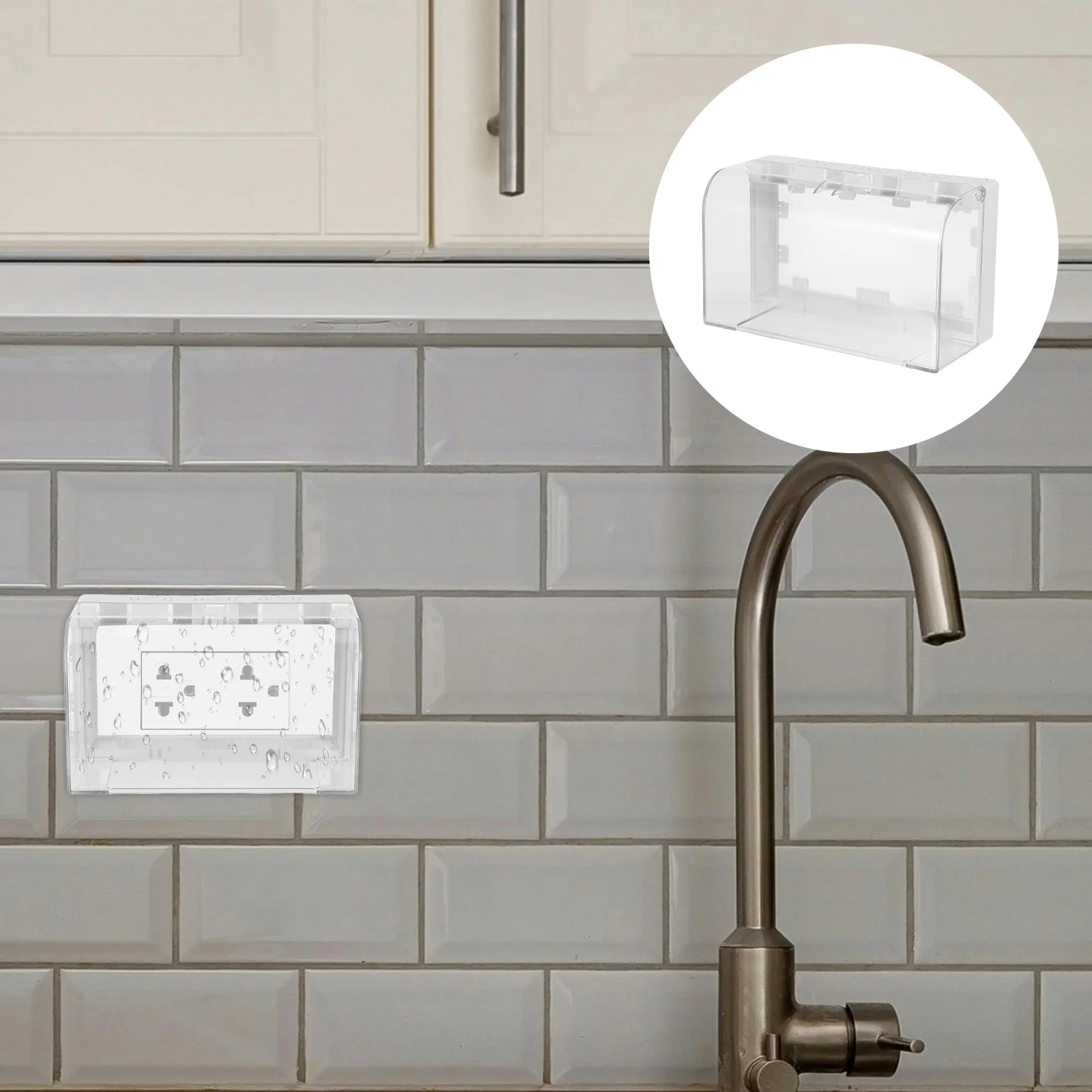 

Waterproof Outlet Box 86 Type Adhesive Socket Protector For Bathroom Kitchen Outdoor Use Waterproof Outlet Cover