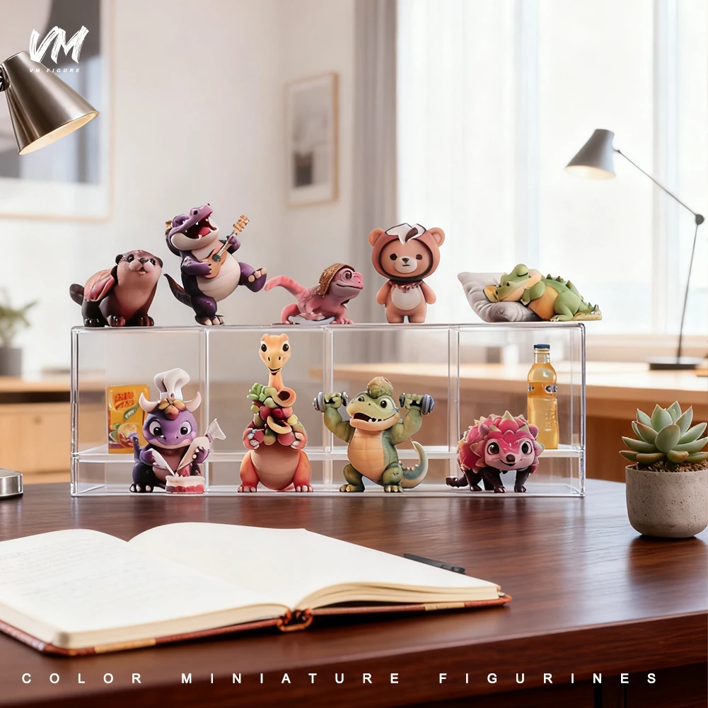 

Resin Miniatures Fruit Animals Cute Forest Babies Model Figurine Crafts Desk Decor Car Ornaments Gifts