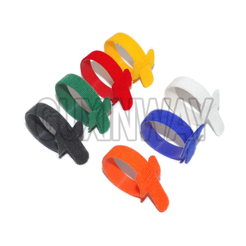 50pcs Reusable Hook and Loop Cable Ties Fastening Straps Multi-Purpose Wire Organizers for Computer/TV/Electronic Devices view 6
