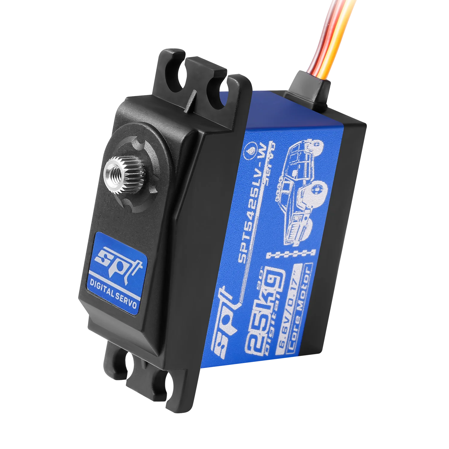 

SPT 25KG 35KG Metal Gear Large Torque Digital Servo Waterproof Motor 25T Arm for RC Crawler Car SCX10 TRX4 Robot Upgrade Part