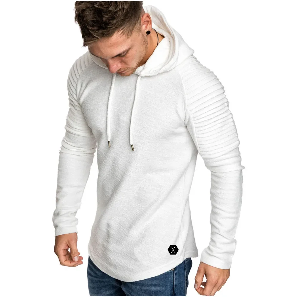 

Men's Fashion Autumn Winter Hoodie Sweatshirt Outwear 2025 Brand New Men Hipster Long Sleeve Solid Color Casual Hooded Pullover