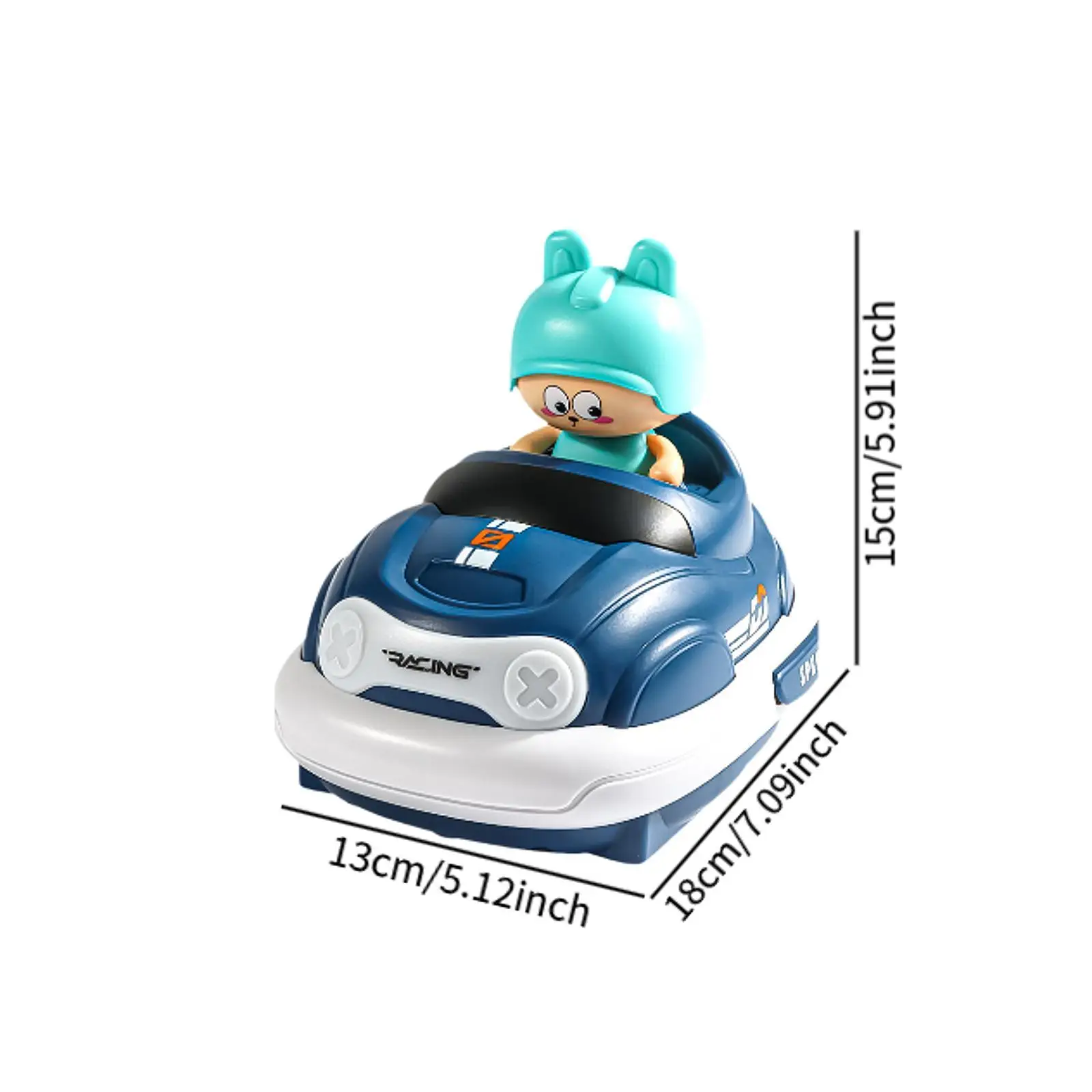 سيارة ممتصة للتحكم عن بعد مع ضوء موسيقي للأطفال من سن 3 4 5 6 سنوات فما فوق #6