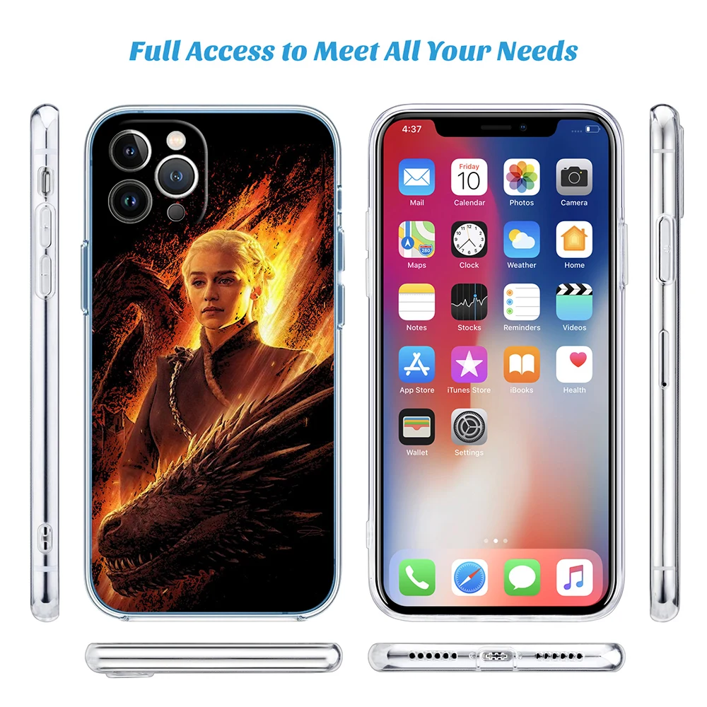 Dragon Mother Transparent Phone Case for Motorola G40 G04 G05 One Ace Action  Fusion Plus Hyper Macro Vision Zoom view 6