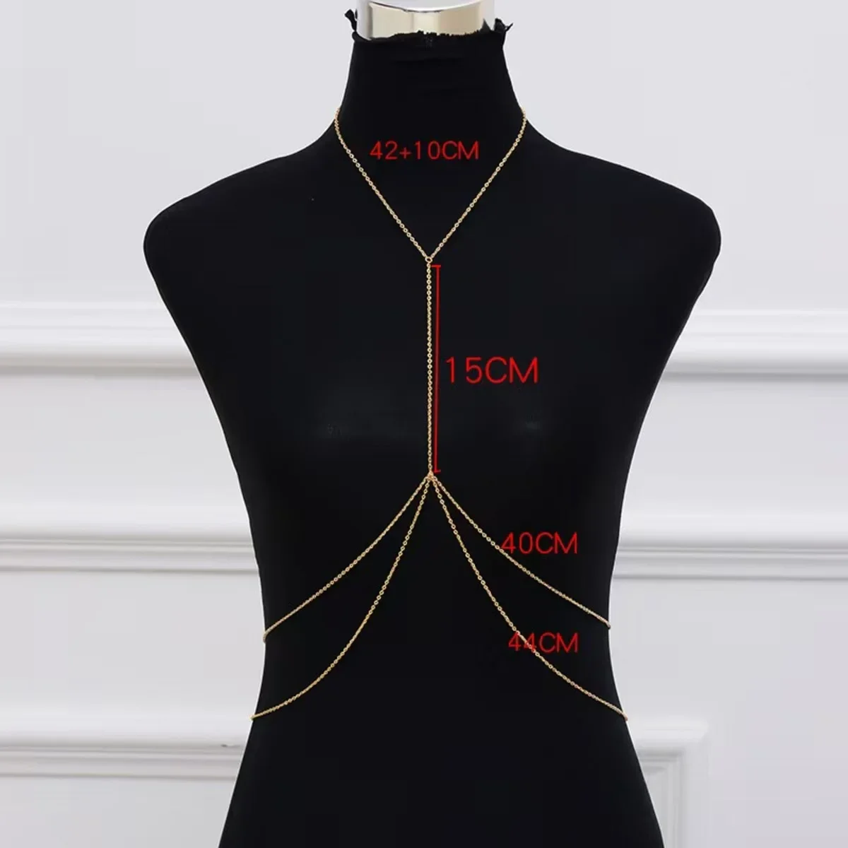 Trendy Cross-Body Body Chain ✨ Sexy Minimalist Integrated Link Jewelry – Versatile Fashion Accessory & Gift for Women image 5