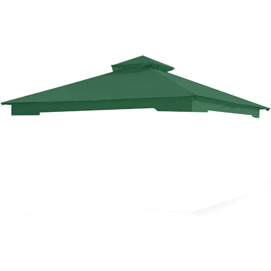 Dossel de substituição para jardim tesouros geo 10 pés gazebo-Riplock 350-verde-solução de sombra durável para deck de pátio externo a