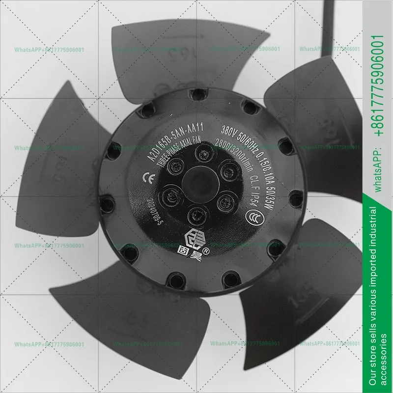 Aiflo A2D165B-5AN-AA11 External rotor fan Servo frequency conversion motor Spindle cooling fan 85mm