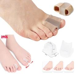 Toe Separatorr Silicone Toe Spreader Separator Bunion  Hallux Valgus Orthopedic Spacers Bunion Overlapping Hammer Foot Corrector