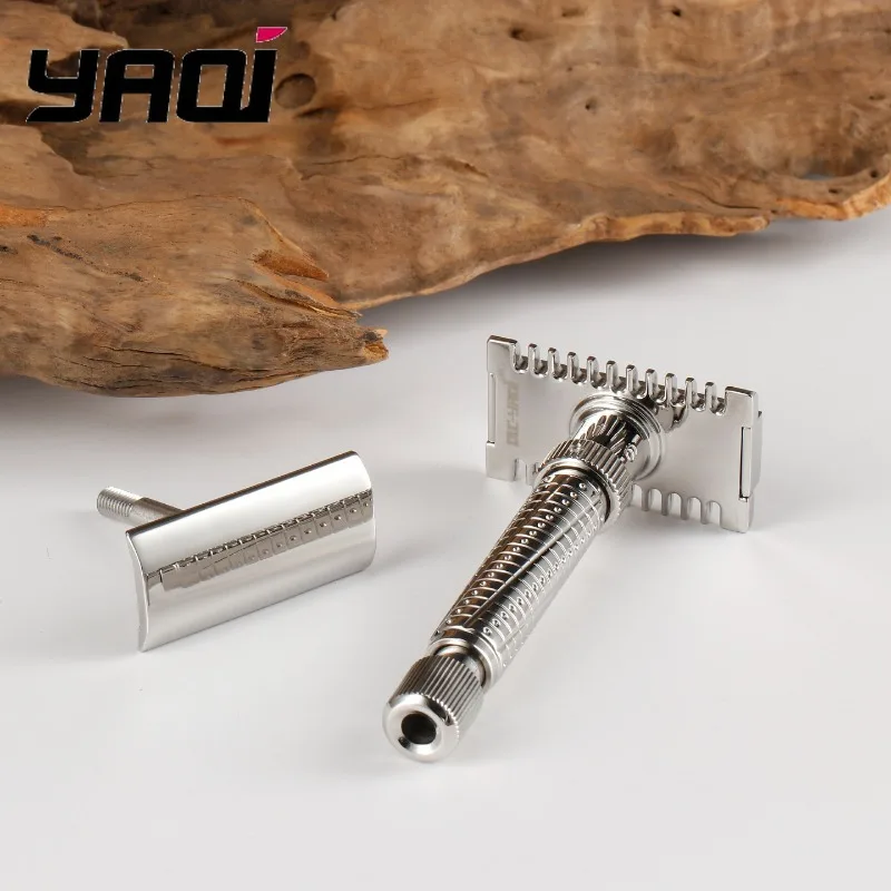 

Бритва Yaqi Ultima Open Comb с регулируемой головкой из нержавеющей стали для мужчин, профессиональный инструмент для точного бритья