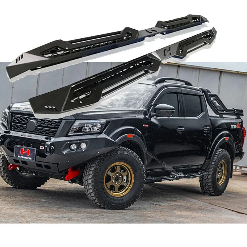 Aluminum Car Side Steps Pedal for Nissan Navara Np300 2015-2023 Pick Up Truck Accessories Running Board for Np300