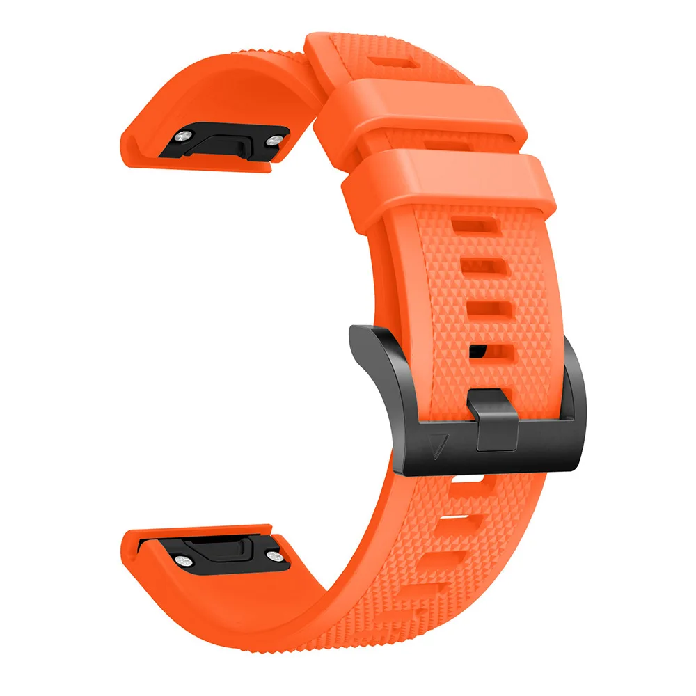 22mm pulseira de relógio de silicone de liberação rápida para garmin fenix 5/6/7/8 47mm pulseira inteligente easyfit pulseira à prova dwaterproof água