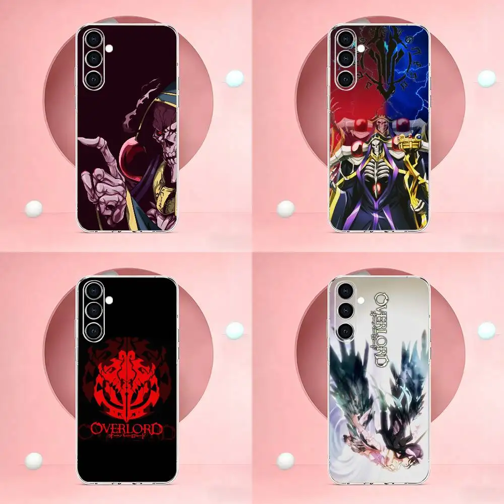 Hot Dark Anime O-Overlord Phone Case Transparent Soft Case For Samsung A73,A72,A71,A70,A51,A52,A53