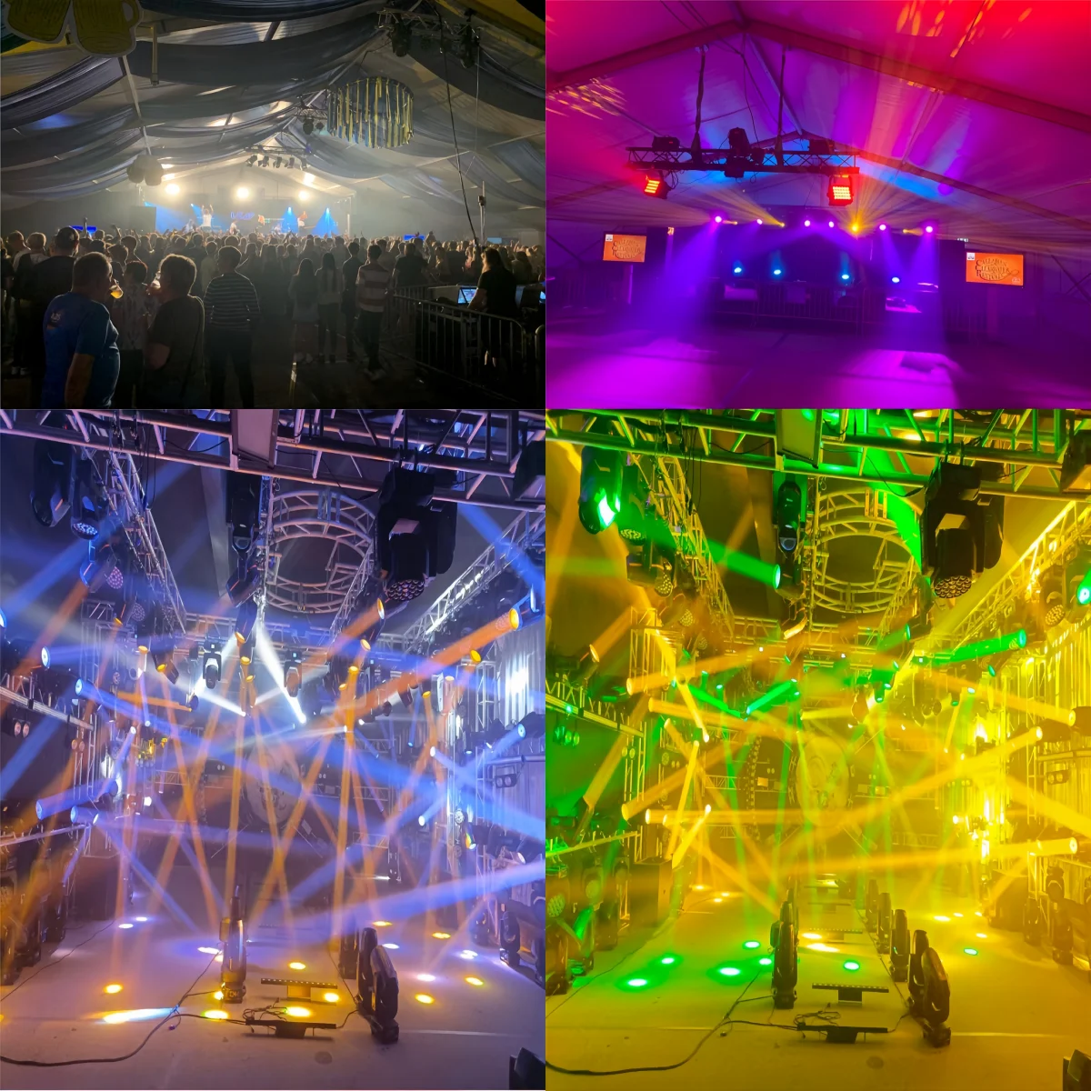 2 قطعة 150 واط LED تتحرك إضاءة أمامية شعاع صغير وبقعة 18 المنشور الدورية 8 ألوان و 8 Gobos DJ ديسكو بار ستروب ديسكو أضواء