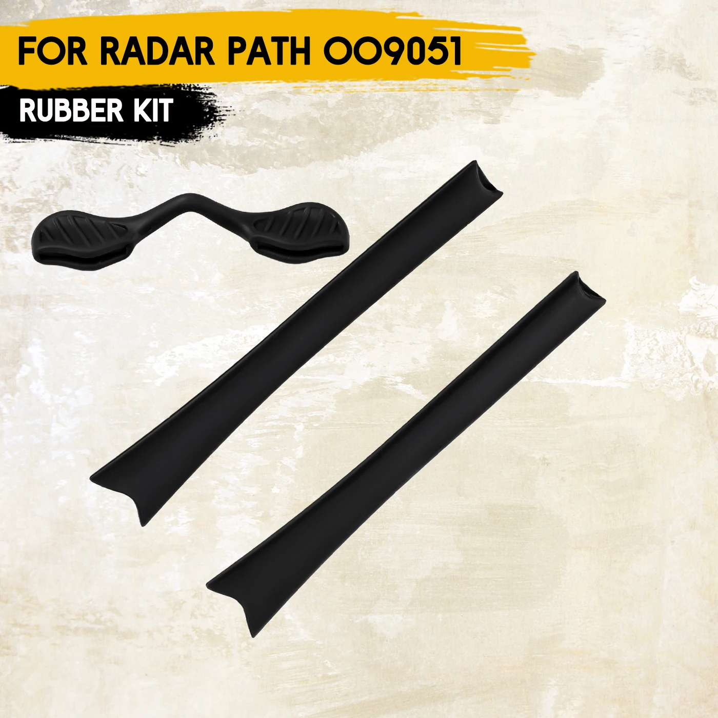 Silicone Ear socks Nose Pads Replacement Rubber Kit for Oakley Radar Path OO9051 Sunglasses - Perfect Fit