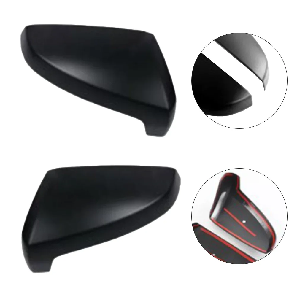 

Upgrade Your For Isuzu DMax with Matte Black Rearview Mirror Cover Designed for 2021 2024 Models Simple Application