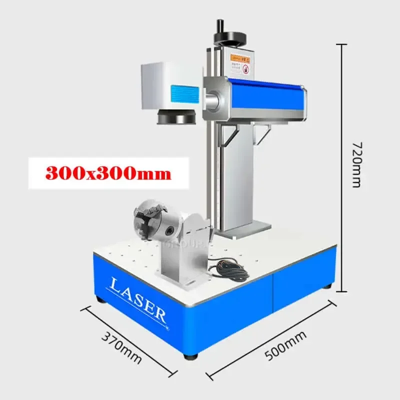 

Raycus 100W 70W 50W Metal Fiber Laser Marking Machine Cutter with Rotary Axis for Jewelry Gold Engraving Carving 30W 20W Marker