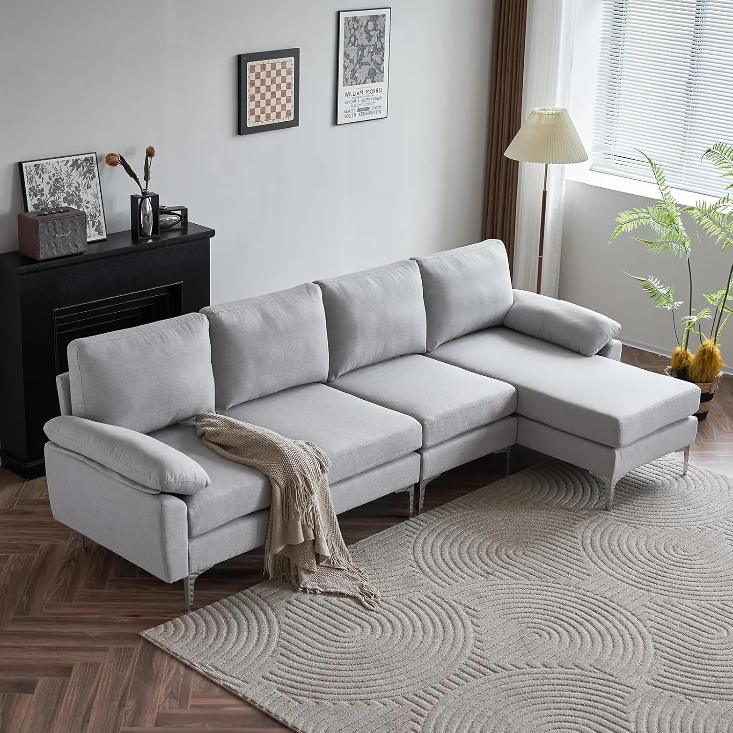 Convertible Sectional Sofa 110