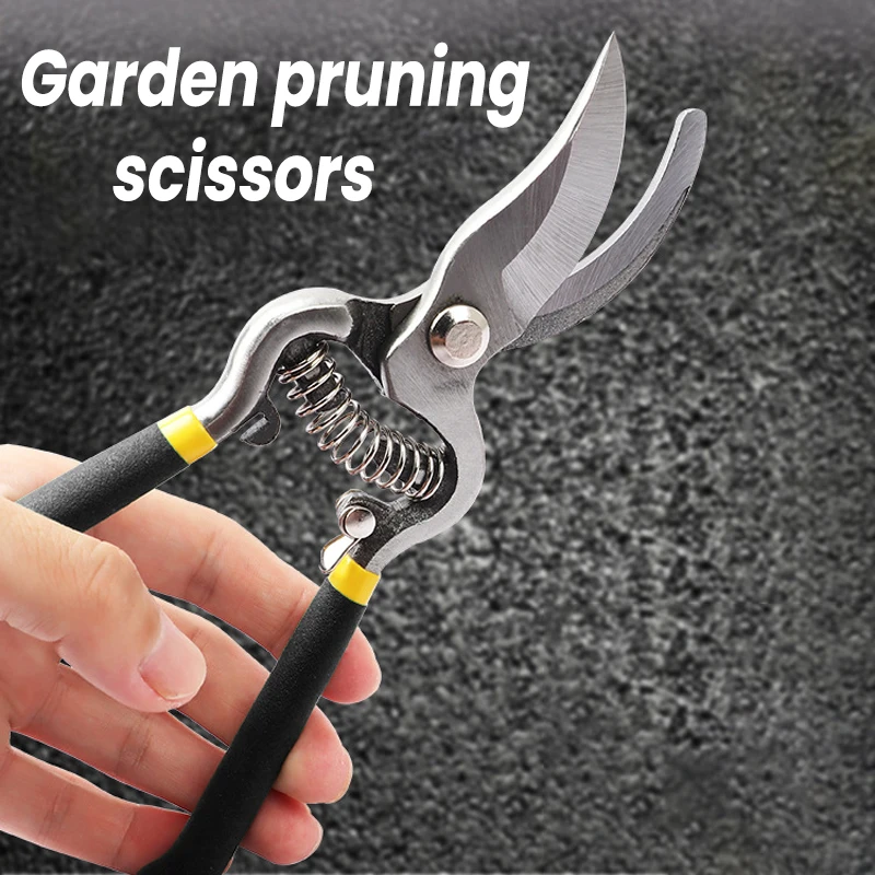 Garden Scissors Pruner Shears Blade Pruning Scissors for Bonsai Fruit Trees Flowers Branches Garden Pruners Hand Tool