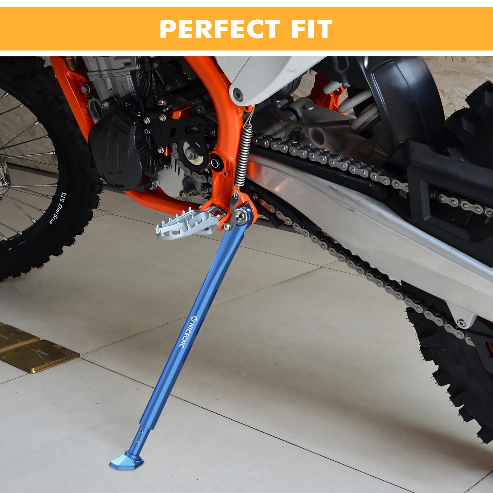 Verstellbarer Ständer für 2023 2022 KTM EXC 300 XCW XCF-W EXC-F 500 450 350 Husqvarna TE 300 FE 450 350 GasGas EC 300 EC 250 – Detail 10
