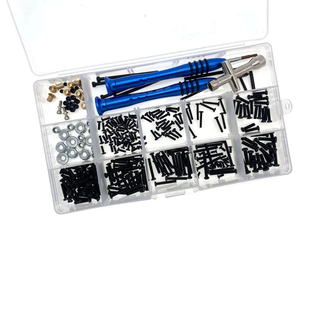 Screws Parts Kit Pan Head Flat Head Screw Cross Sleeve Allen Wrench M2 M2.3 M2.5 M3 M4 For Wltoys 12428 144001 A949 A959 RC Car