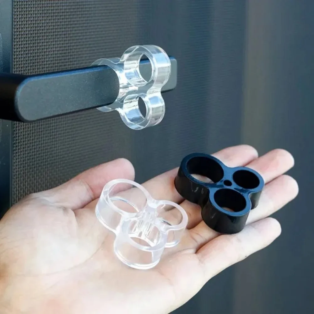 Window Door Handle Anti-collision Cushion Protective Sleeve Transparent Anti-collision Ring Door Suction Punch-free Door Stopper