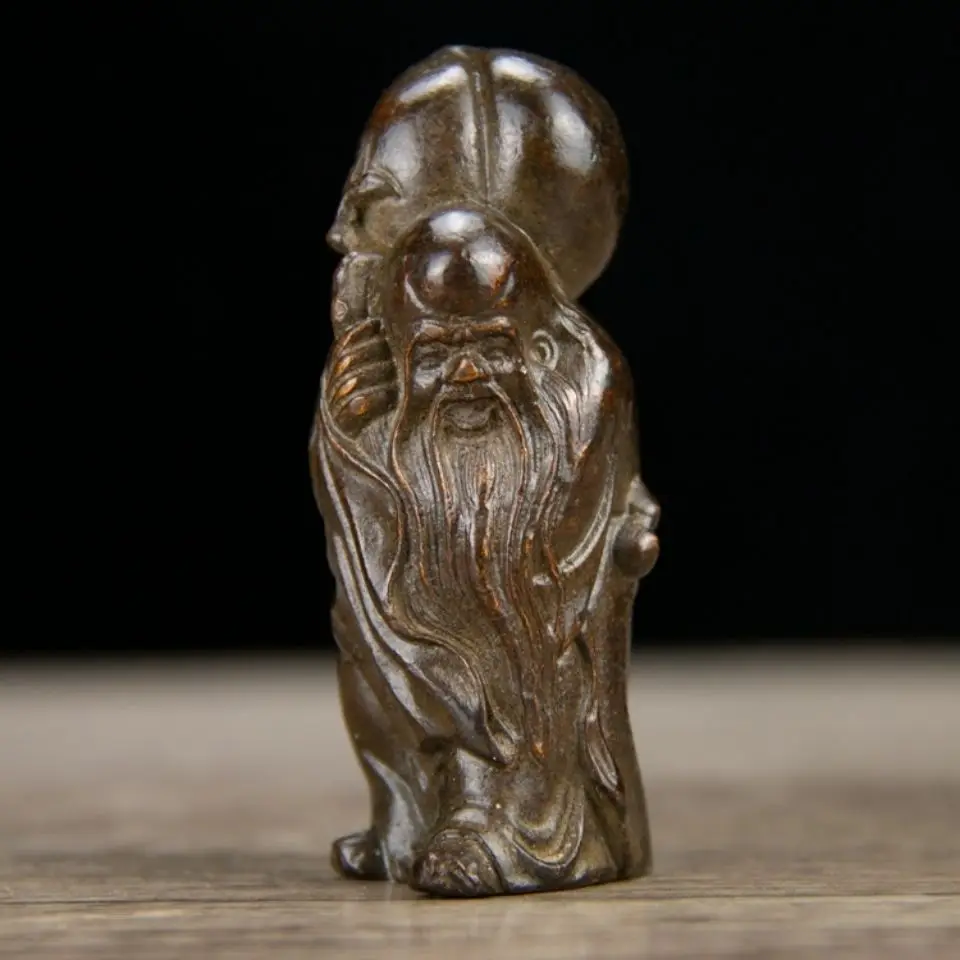 Long-bearded longevity god Statue Sculpture Figurines Home Garden Decoration Statues For House ﻿