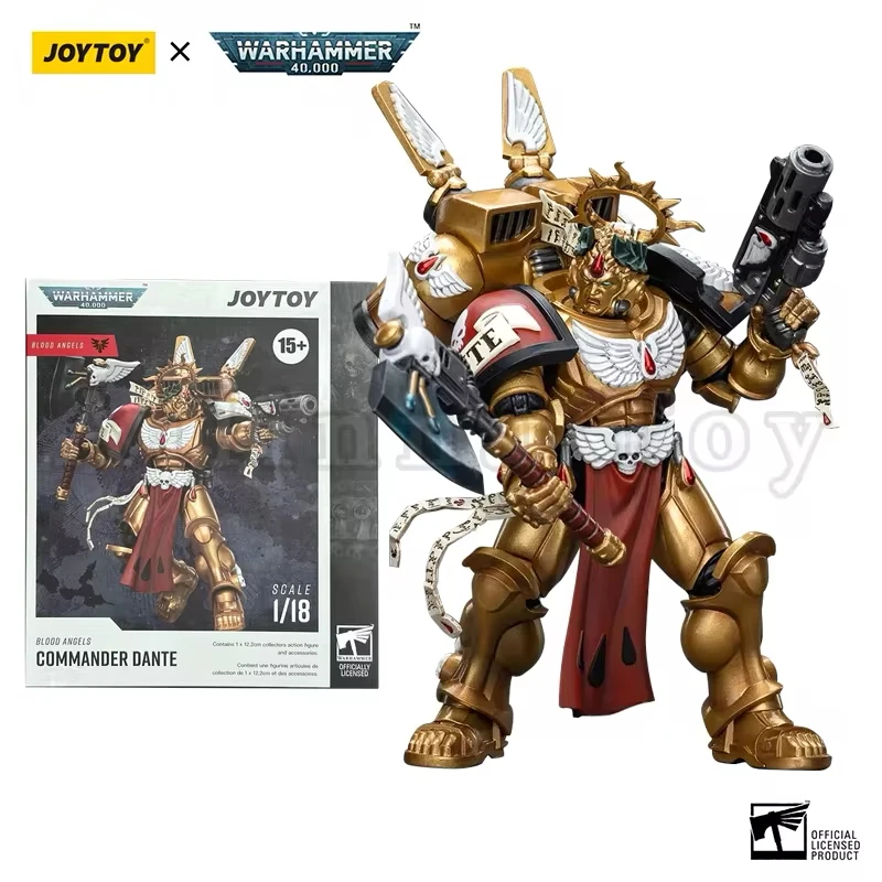 JOYTOY 1/18 Action Figure 40K Blood Angels Commander Dante Jump