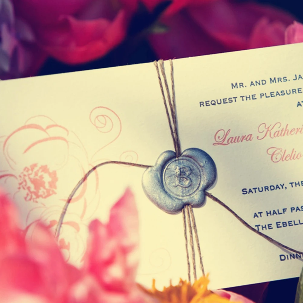 

233 pcs Sealing Bead Set Golden Octagon For Envelopes Vintage Wax Seal Supplies Glue Wax Melting Spoon Included