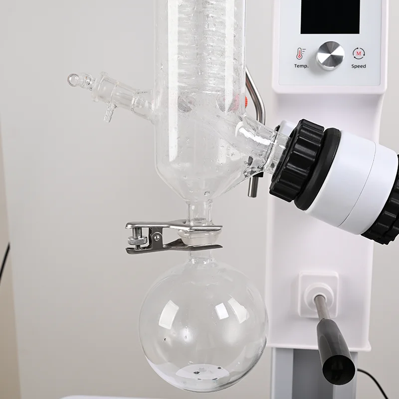 Programmable electric multifunctional rotary evaporator equipped with a high safety solvent recovery system