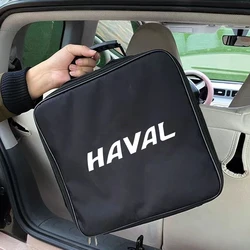 Car Charging Cable Storage Carry Bag For GWM Haval H6 Gt Phev Jolion Hev Ora Cat Funky Cat Dargo F7 F7x H9 Auto Accessories